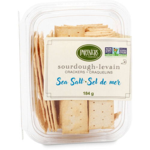 Partners - Sourdough Sea Salt Crackers