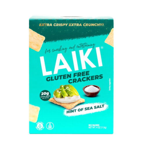 Laiki - Crackers Hint Of Sea Salt Gluten Free