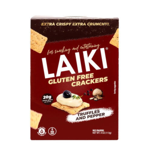 Laiki - Crackers Truffle & Pepper Gluten Free