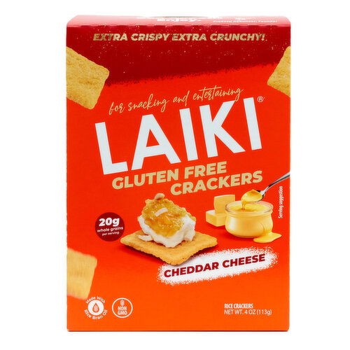 Laiki - Crackers Cheddar Cheese Gluten Free