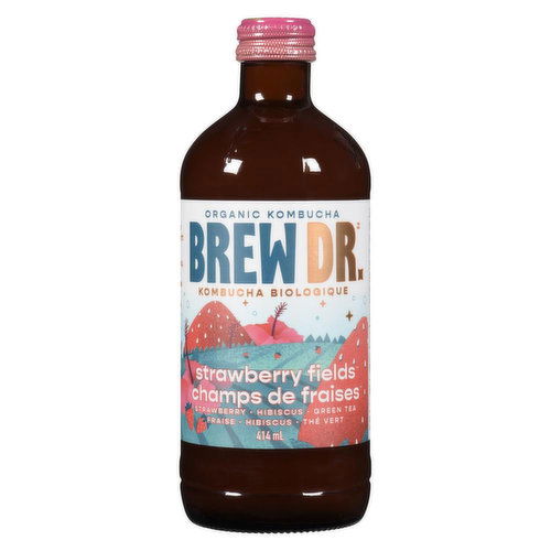 Brew Dr Kombucha - Strawberry Fields Organic