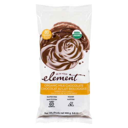 Element - Organic  Milk Choc Rice Cake GF