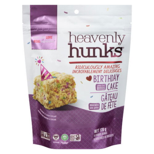 Heavenly Hunks - Birthday Cake Chewy Bites