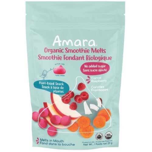 Amara - Carrot Rasberry Smoothie Melts