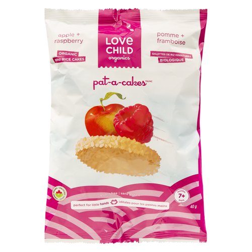 Love Child - Organics Pat-A Cakes Apple & Raspberry