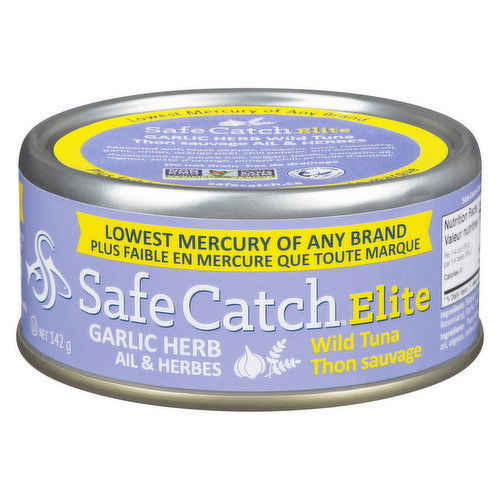 Safe Catch - Wild Skipjack Tuna - Garlic Herb