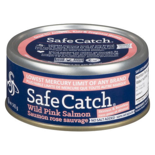 Safe Catch - Wild Pink Salmon - No Salt Added