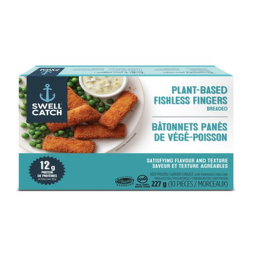 Swell Catch - Plant Based Fishless Fingers - Breaded