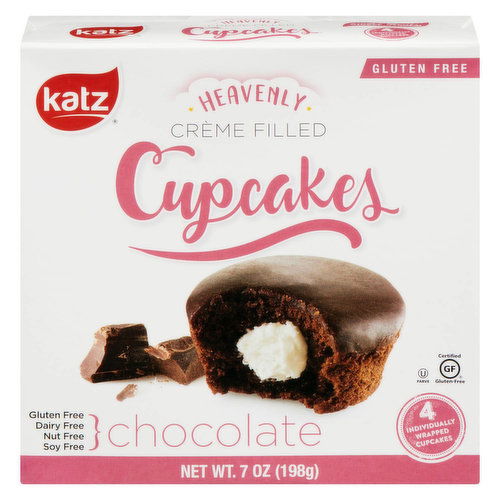 Katz - Heavenly Creme Filled Cup Cakes Chocolate