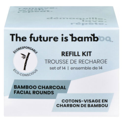 Future Is Bamboo - Bamboo Charcoal Facial Rounds Refill