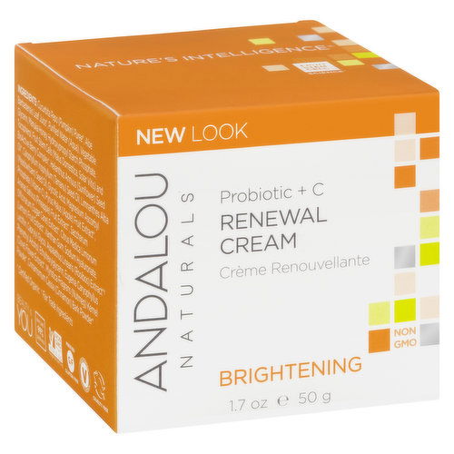 Andalou Naturals - Probiotic +C Renewal Cream - Brightening