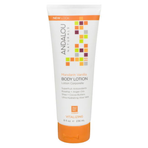 Andalou Naturals - Body Lotion - Vitalizing Mandarin Vanilla