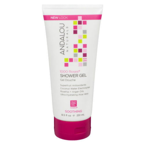 Andalou Naturals - Shower Gel 1000 Roses