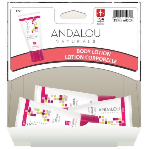 Andalou Naturals - Soothing Body Lotion, 1000 Roses