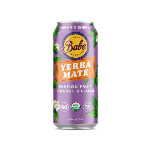 Babe Beverages - Yerba Mate - Passion Fruit, Orange & Guava