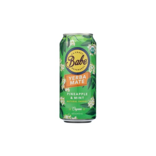 Babe Beverages - Yerba Mate - Pineapple & Mint