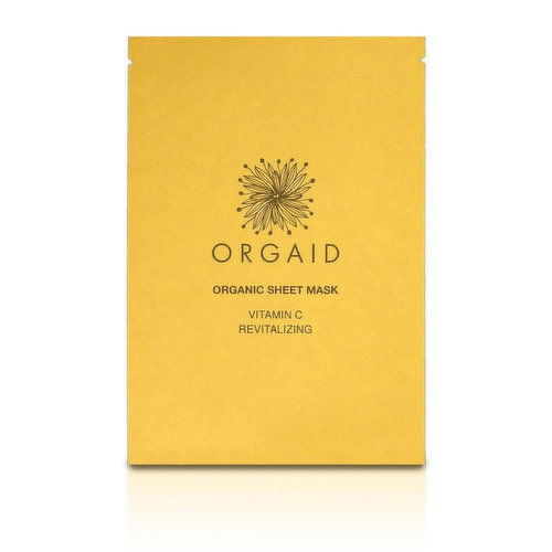 Orgaid - Sheet Mask Face Mask Vitamin C & Revitalizing