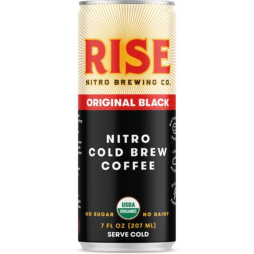 Rise Brewing Co - Nitro Cold Brew Coffee Original Black