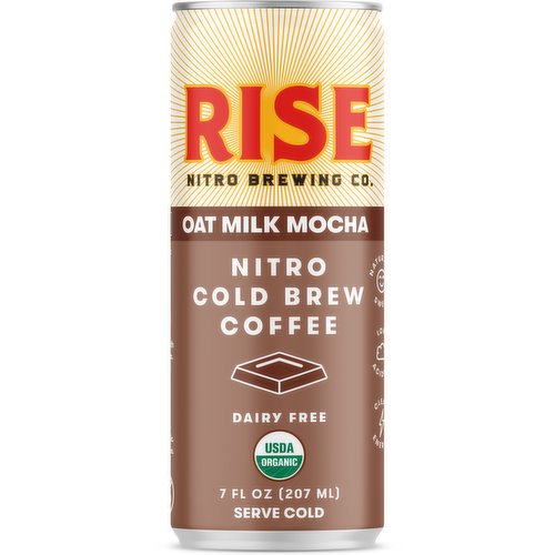 Rise Brewing Co - Oat Milk Mocha Latte Nitro Cold Brew Coffee