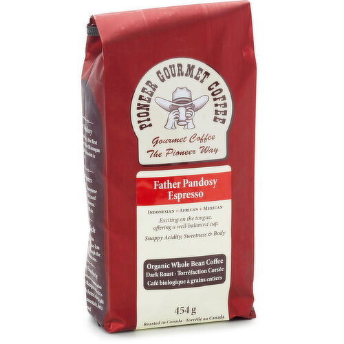 Pioneer Coffee - Father Oandosy Espresso Organic Whole Bean Coffee