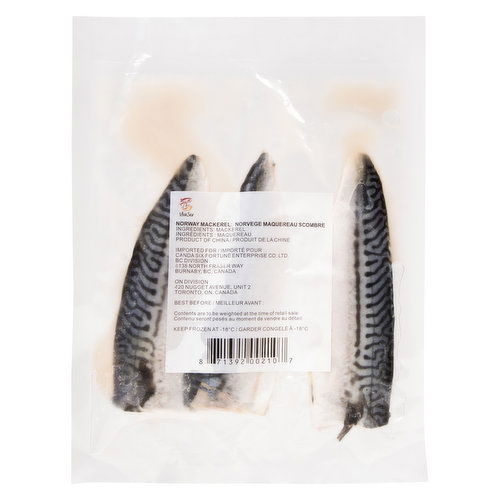 Viva Sea - Norway Mackerel Fillets, Frozen