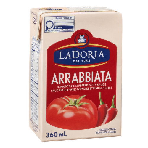 La Doria - Arrabbiata Tomato & Chili Pepper Pasta Sauce