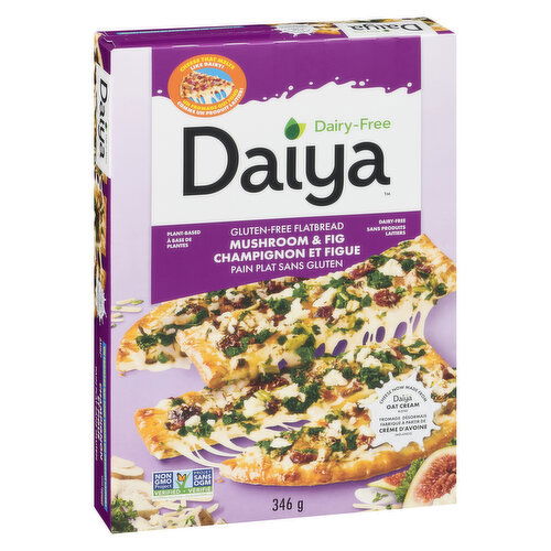 Daiya - Mushroom, Caramelized Onion & Fig Flatbread Pizza