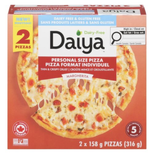 Daiya - Margherita Personal Pizzas