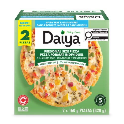 Daiya - Veggie Lovers Personal Size Pizzas