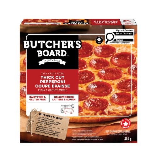 Butcher's Board - Thick Cut Pepperoni Pizza