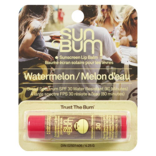 Sun Bum - Lip Balm Watermelon SPF 30