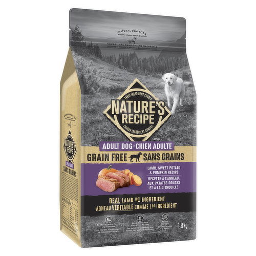 Nature's Recipe - Adult Dog Food - Lamb/Sweet Potato/Pumpkin