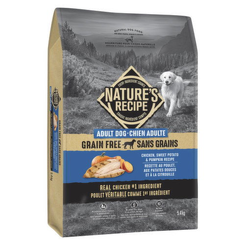 Nature's Recipe - Adult Dog Food - Chicken/Sweet Potato/Pumpkin