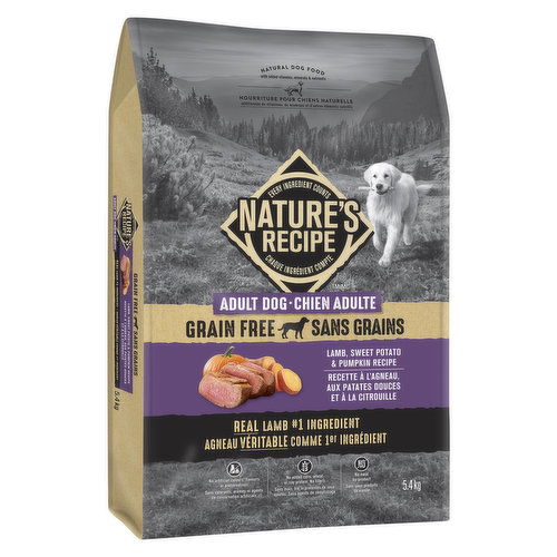 Nature's Recipe - Dry Dog Food - Lamb, Sweet Potato & Pumpkin