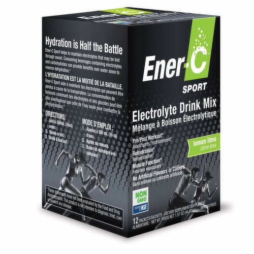 Ener-C - Sport - Lemon Lime Electrolyte Drink Mix