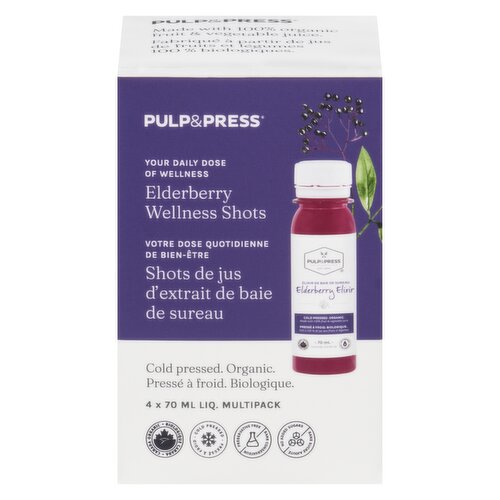 Pulp & Press - Wellness Shot Elderberry Organic