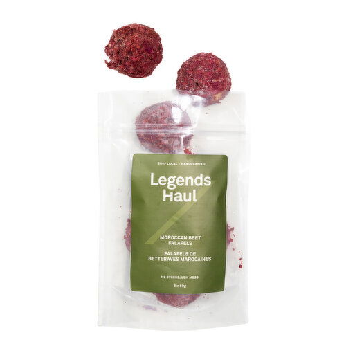 Legends Haul - Moroccan Beet Falafels