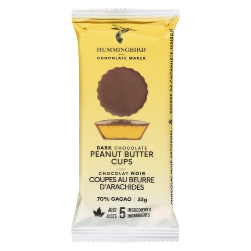 Hummingbird Chocolate - Dark Chocolate Peanut Butter Cups