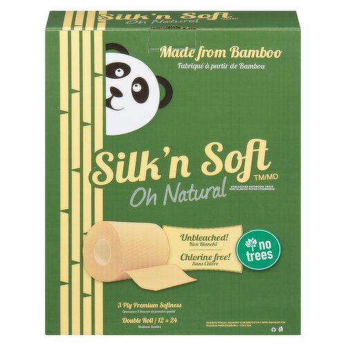 Silk N Soft - Unbleached Box Bathroom Tissue