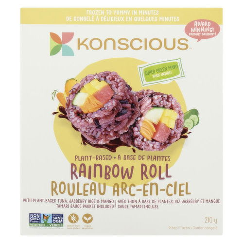 Konscious - Plant-based Rainbow Roll