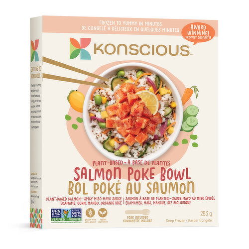 Konscious - Poke Bowl Salmon Plant Based