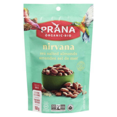 PRANA - Nirvana Sea Salted Almonds Organic