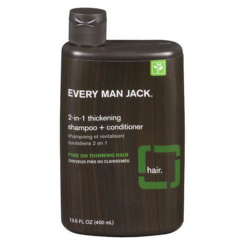 EVERY MAN JACK - Shampoo 2 in 1 Thickening Tea Tree