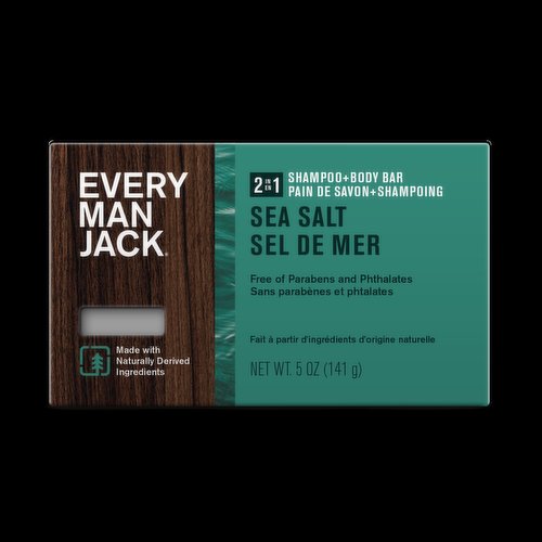 EVERY MAN JACK - Sea Salt Shampoo & Body Bar