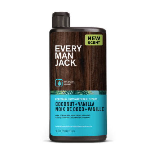 EVERY MAN JACK - Body Wash Coconut + Vanilla