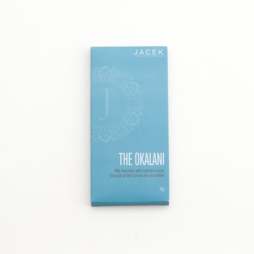 Jacek Chocolate Couture - The Okalani - Milk Chocolate With Toasted Coconut