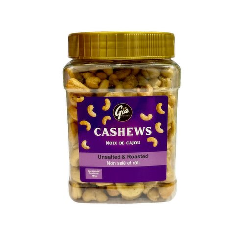 Gia Naturals - Unsalted Roasted Cashews