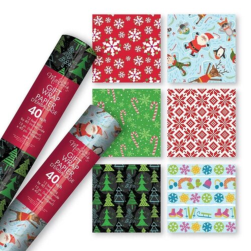 Millbrook - Christmas Roll Singel Wrap 30X192