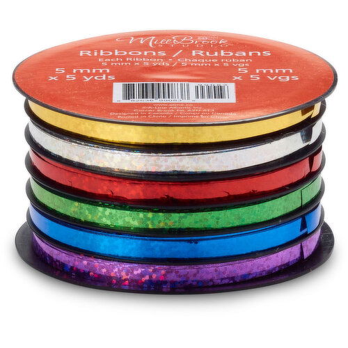 Millbrook - Christmas 6 Channel Ribbon Log