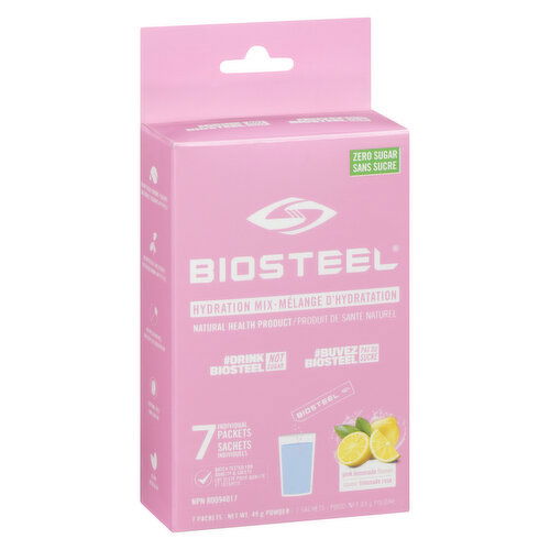BioSteel - Hydration Mix Pink Lemonade, 7 Pack